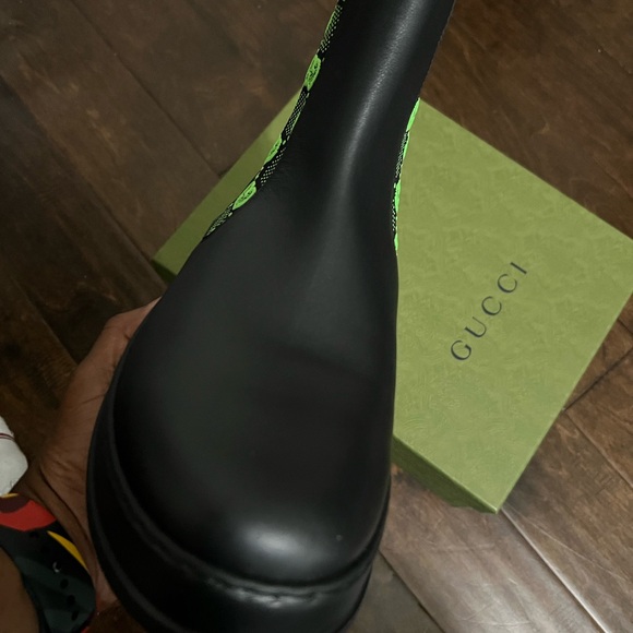 Gucci GG Supreme Slip-On Ankle Boots - Picture 5 of 14